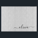 Black White Modern Script Girly Monogram Name Cutting Board<br><div class="desc">Black and White Simple Script Monogram Name Cutting Board. This makes the perfect graduation,  birthday,  wedding,  bridal shower,  anniversary,  baby shower or bachelorette party gift for someone that loves glam luxury and chic styles.</div>