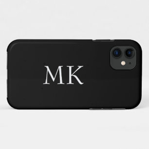 Black White Monogram  Case-Mate iPhone Case