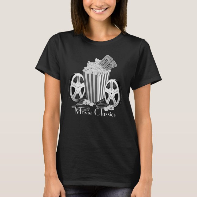 Black & White Movie Classics T-Shirt (Front)