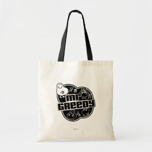 Black & White Mr. Greedy Tote Bag