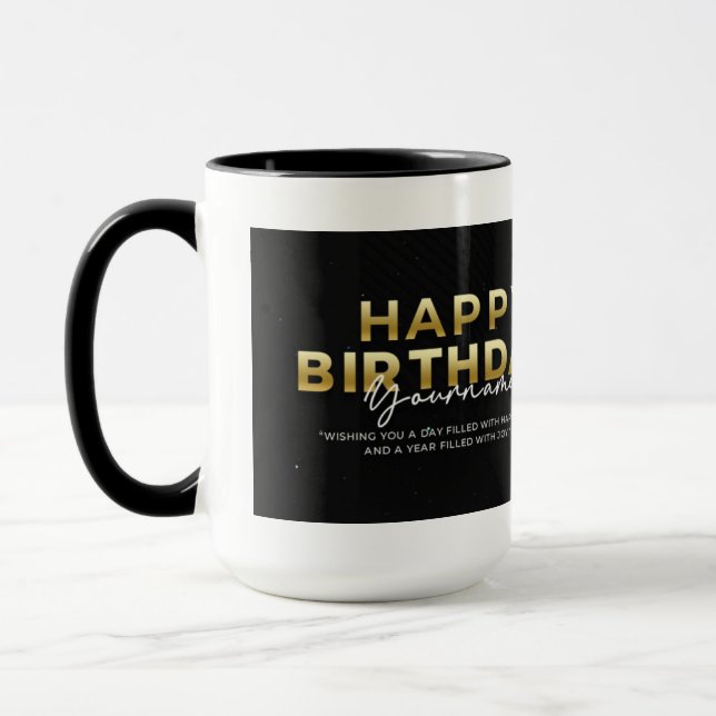 Black & white Mug (Left)