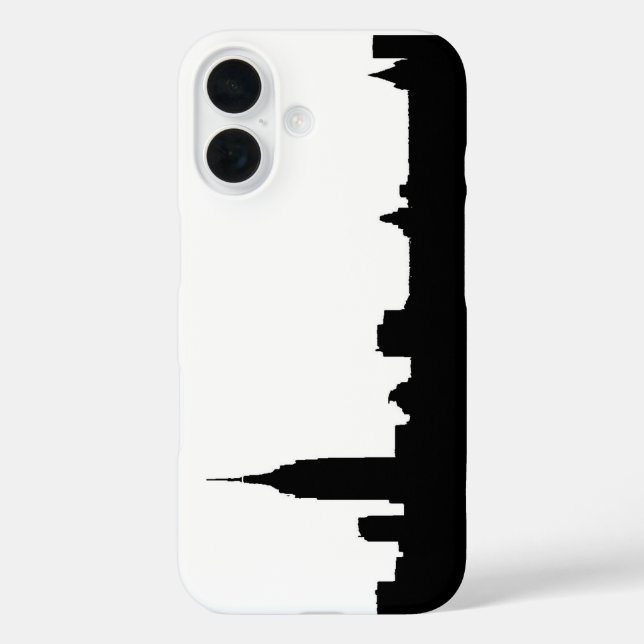Black White New York Case-Mate iPhone Case (Back)