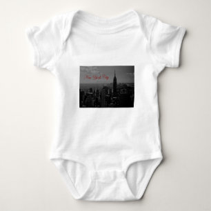 Black White New York City Baby Bodysuit
