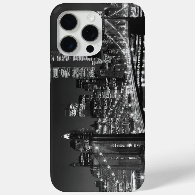 Black & White New York City Case-Mate iPhone Case (Back)