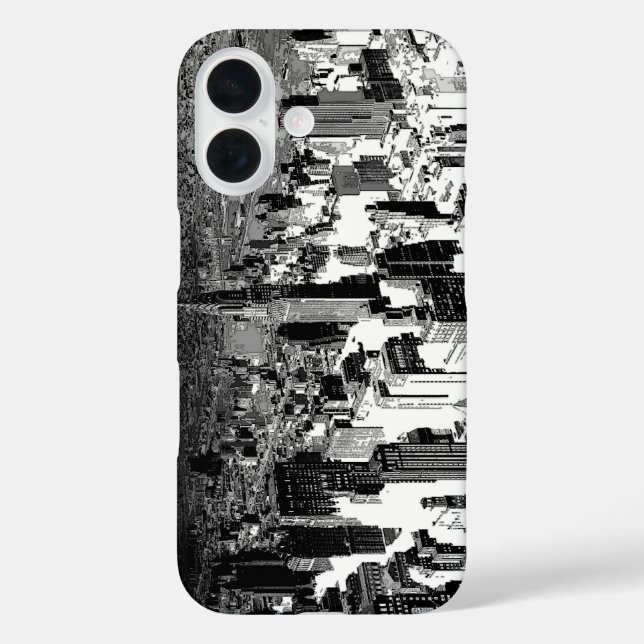 Black & White New York City Case-Mate iPhone Case (Back)