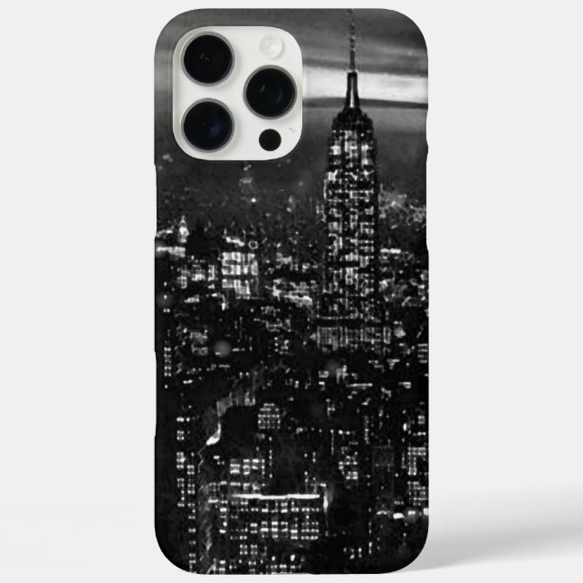 Black & White New York City Case-Mate iPhone Case (Back)