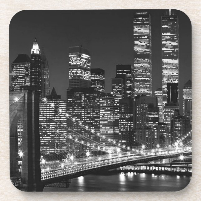 Black & White New York City Coaster (Front)