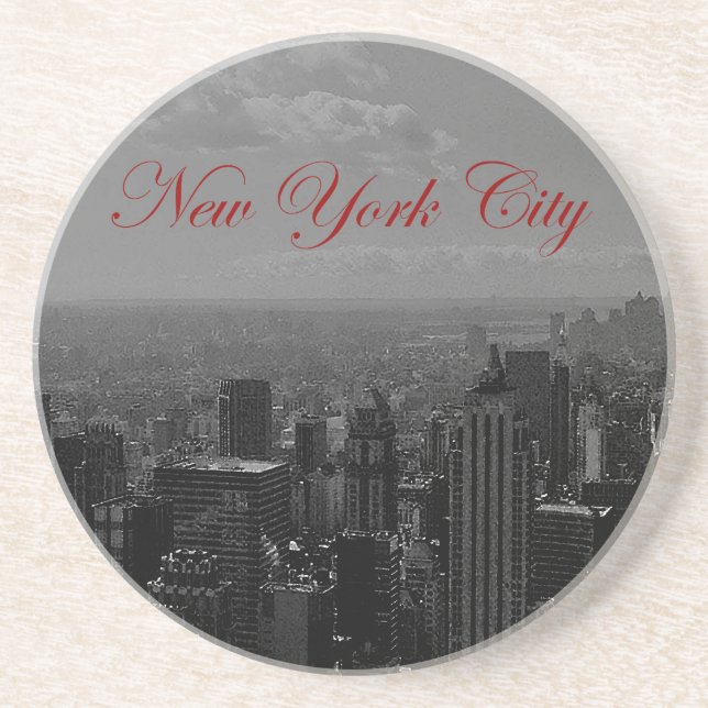 Black White New York City Coaster (Front)