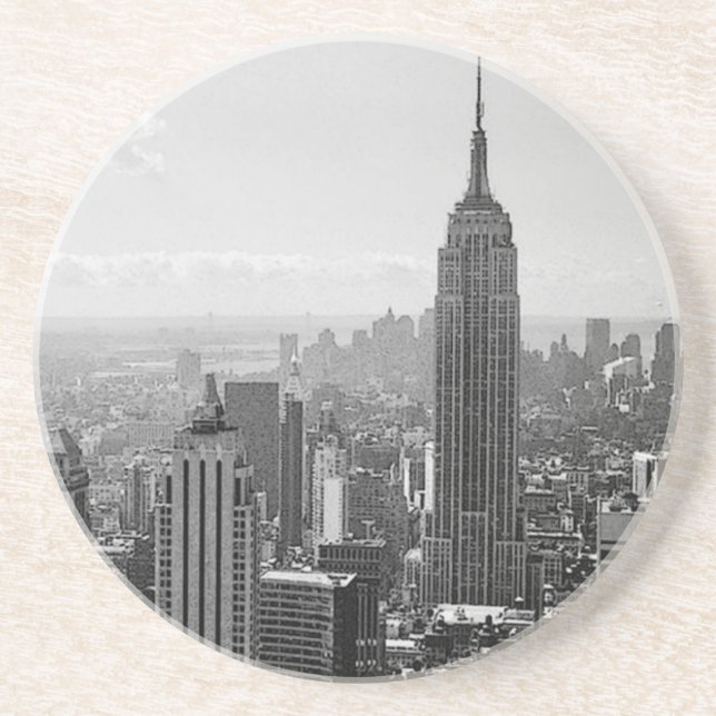 Black & White New York City Coaster (Front)
