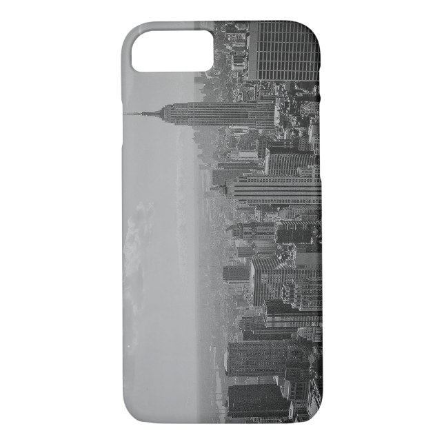 Black & White New York City iPhone 7 Case (Back)
