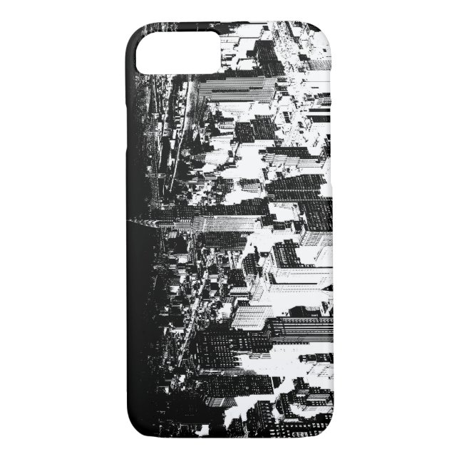Black & White New York City iPhone 7 Case (Back)
