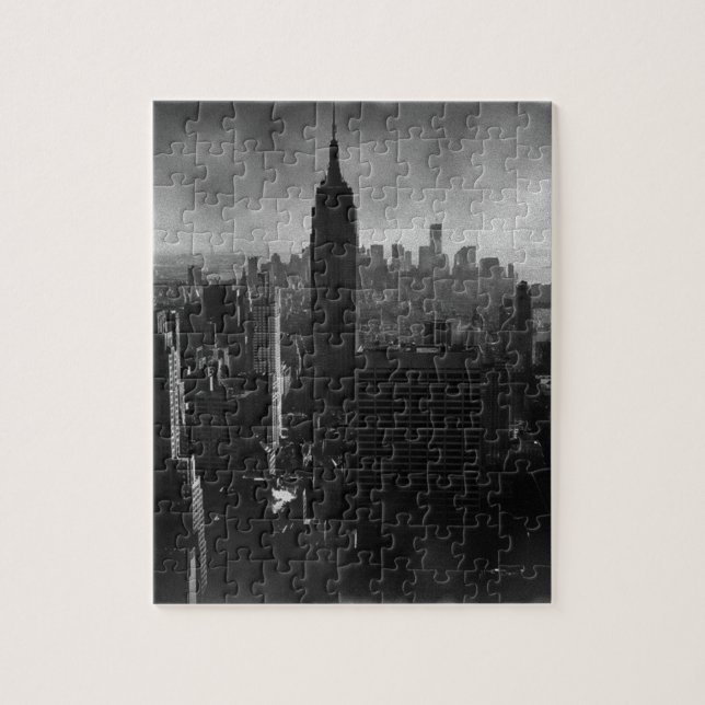 Black & White New York City Jigsaw Puzzle (Vertical)