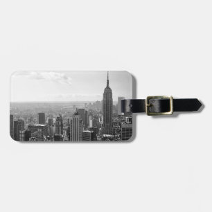 Black & White New York City Luggage Tag