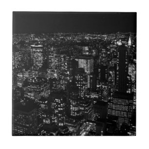 Black & White New York City Tile