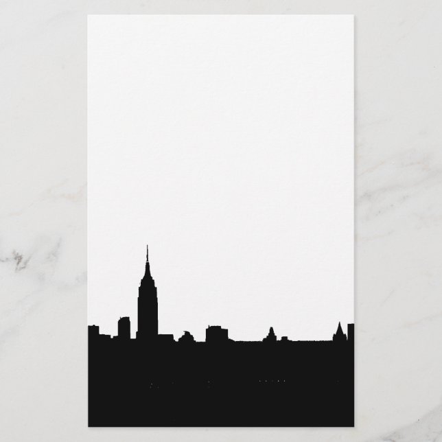 Black & White New York Silhouette (Front)