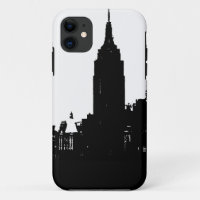 Black White New York Silhouette