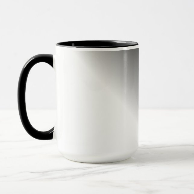 Black White Ombre Mug (Left)