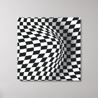 Black white op art optical illusion abstract