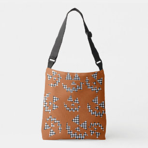 Black. White, & Orange Jack O’ Lanterns tote bag.