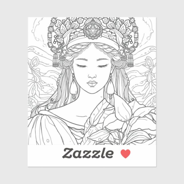 Black & White Painting Outline Collection (Sheet)