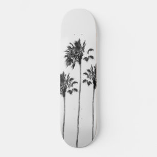 Black & White Palm Trio Finesse #1 #tropical #wall Skateboard