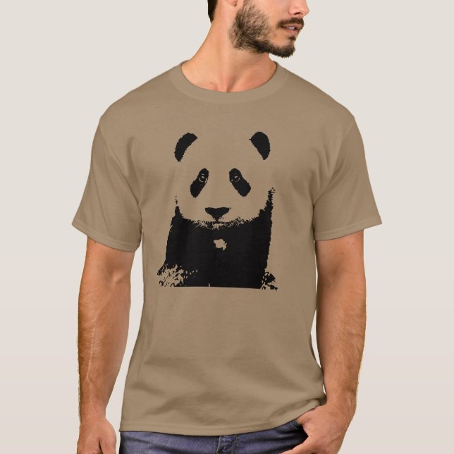 Black & White Panda T-Shirt (Front)