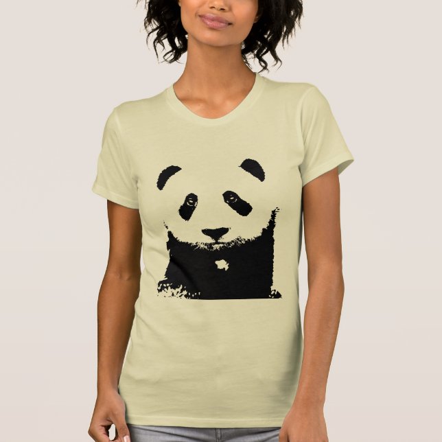 Black & White Panda T-Shirt (Front)