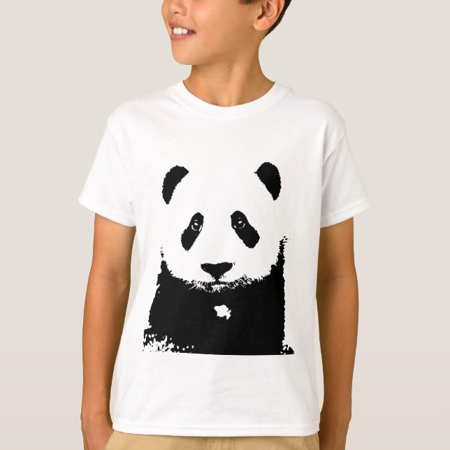 Black & White Panda T-Shirt (Front)
