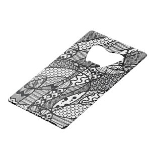 Black & White Pattern Patchwork 05