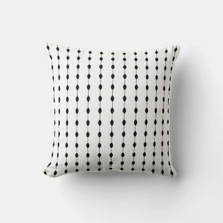 Black & White Patterned Cushion