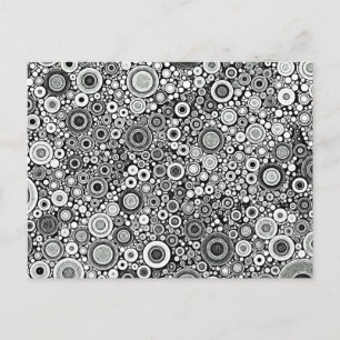 Black & White Patterns   New Address Card
