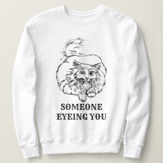 Black White Personalised Cat Mum Graphic Pet Photo Sweatshirt