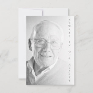 Black & White Photo for Funeral Service