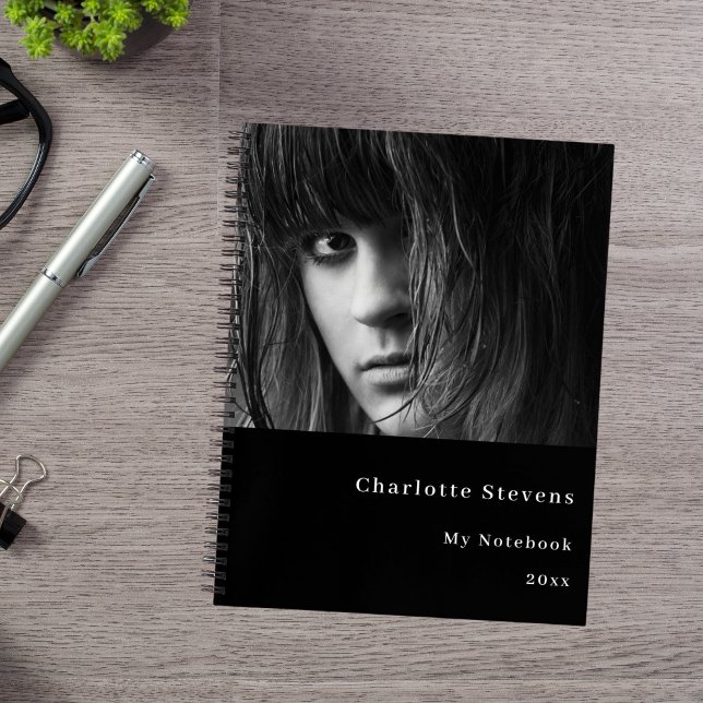 Black white photo notebook (Creator Uploaded)