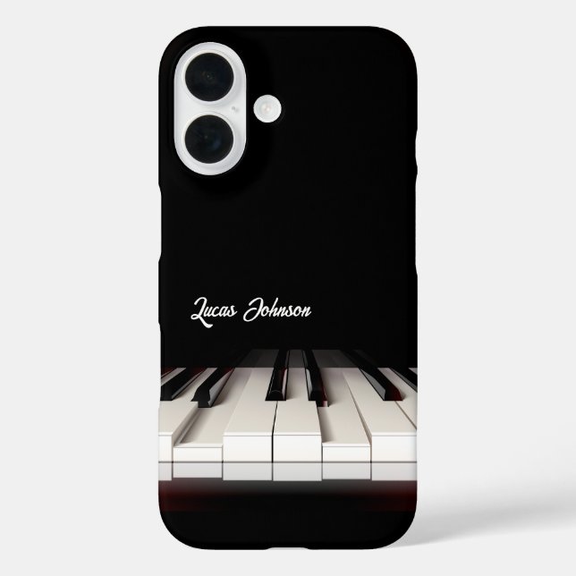 Black & White Piano Keys | Music Fan Gifts Case-Ma Case-Mate iPhone Case (Back)