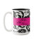 Black, White, Pink Damask Mother of the Groom Mug