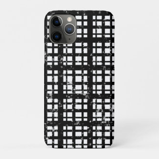 Black & White Plaid with Paint Splatter Crew Socks Case-Mate iPhone Case