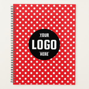 Black & White Polka Dot Custom 2026 Business Planner
