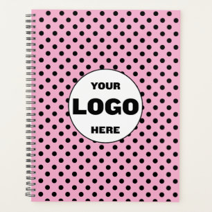 Black & White Polka Dot Custom 2026 Business Planner