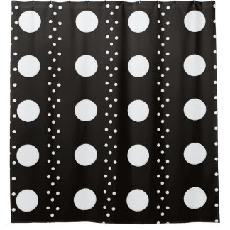 Black & White Polka Dot Shower Curtain – Modern Ci
