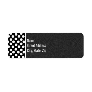 Black & White Polka Dots