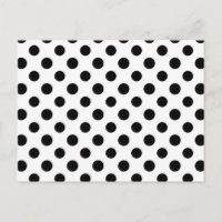 Black White Polka Dots Pattern