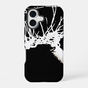 Black White Pop Art Basketball iPhone 16 Case
