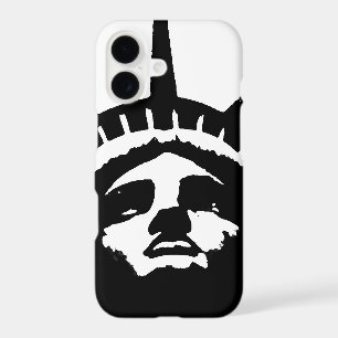 Black White Pop Art Statue Liberty iPhone 7 Case