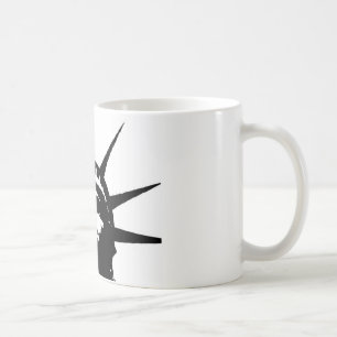 Black & White Pop Art Statue of Liberty Coffee Mug
