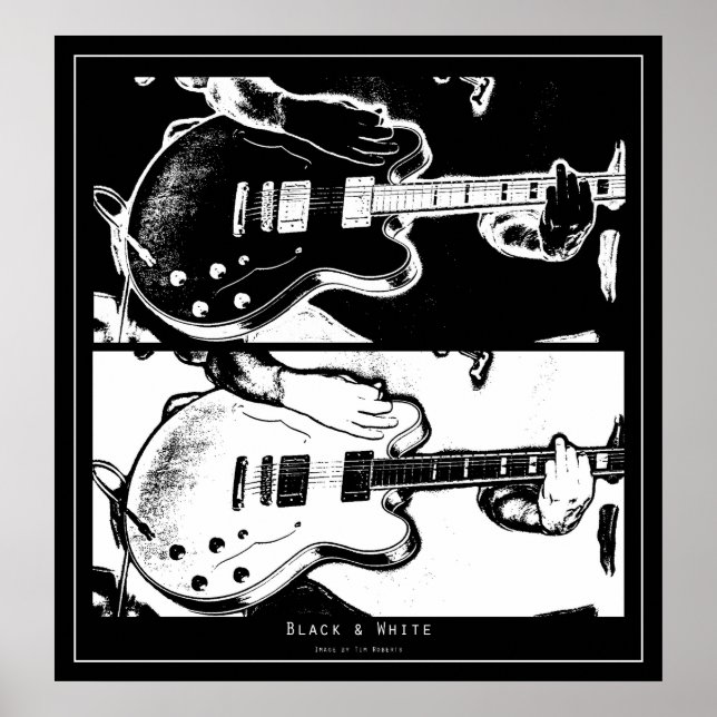 Black & White Poster (Front)