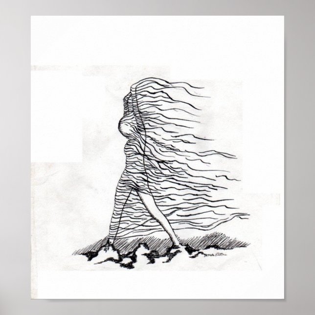 Black/white Poster (Front)