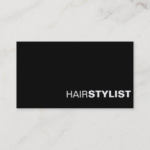 Black & White Professional Chic Business Card