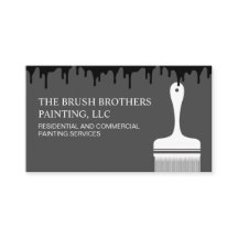 Black White Professional House Painter