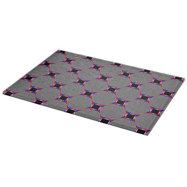 Black & White Radiation by Kenneth Yoncich Cutting Board (Corner)